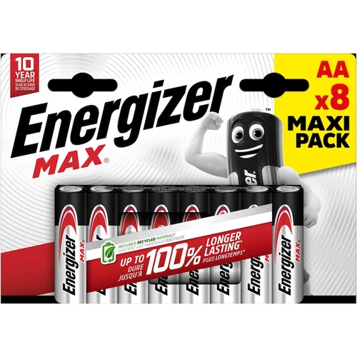 Energizer MAX AA/LR6 elem 8/bliszter - 8db