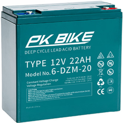 PK Bike Deep Cycle (Ciklikus) 12V 22Ah VRLA elektromos kerékpár akkumulátor