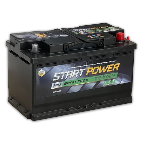 Start Power (AGM)  80 Ah 760A akkumulátor