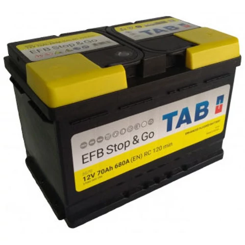 TAB Stop & Go EFB 70 Ah 680A