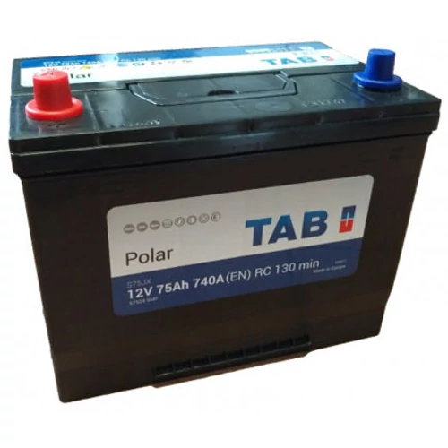 TAB Polar 75 Ah 740A Asia bal+ Autó Akkumulátor