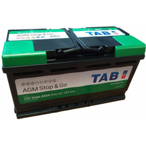 TAB Stop & Go AGM 12V 95Ah 850A jobb+ akkumulátor