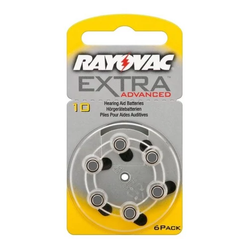 Rayovac V10 1,45V hallókészülék elem - 6db