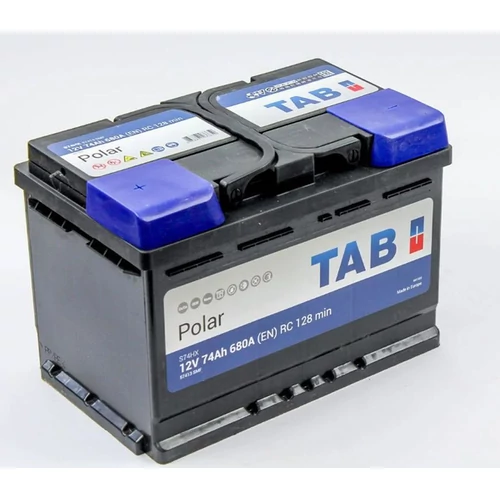 TAB Polar 74 Ah 680A bal+