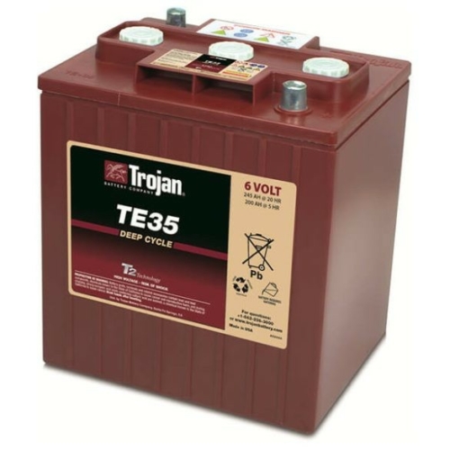 Trojan TE 35 6 V C5/200Ah C20/245Ah Deep Cycle akkumulátor (040521960903) 3 / 9 GiS 196 DIN