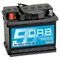 DAB 12V 55Ah 470A bal+ akkumulátor
